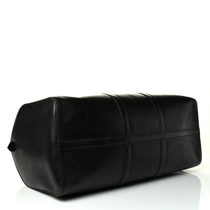 Louis Vuitton Epi Keepall 50 Black 3 of 8