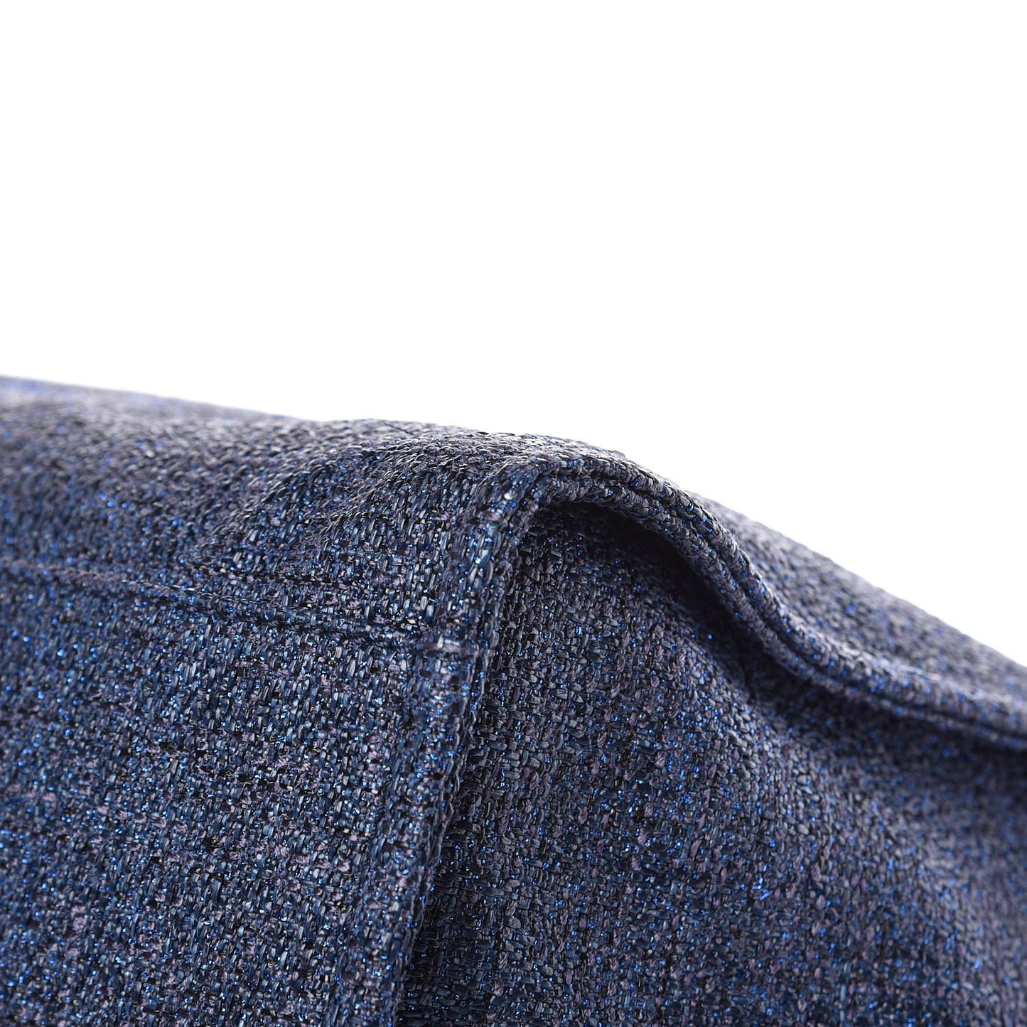 Woven Straw Raffia Large Deauville Tote Blue