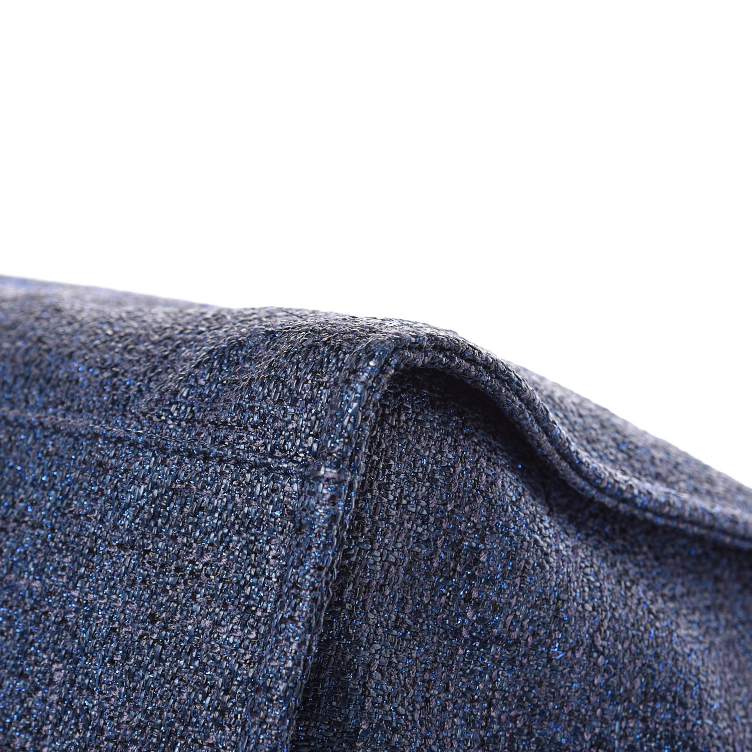 Chanel Woven Straw Raffia Large Deauville Tote Blue 10 of 11