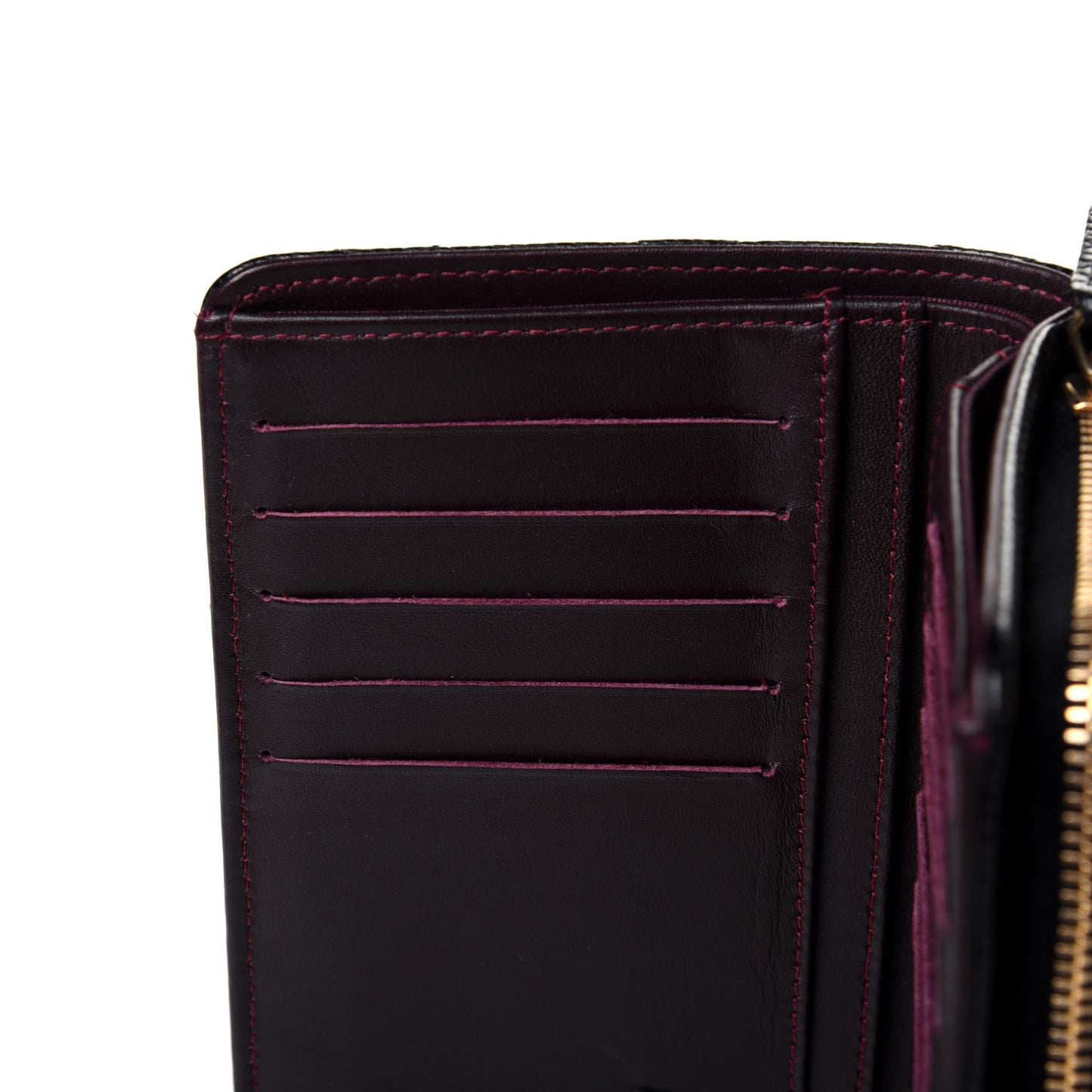 Caviar Quilted CC French Wallet Black