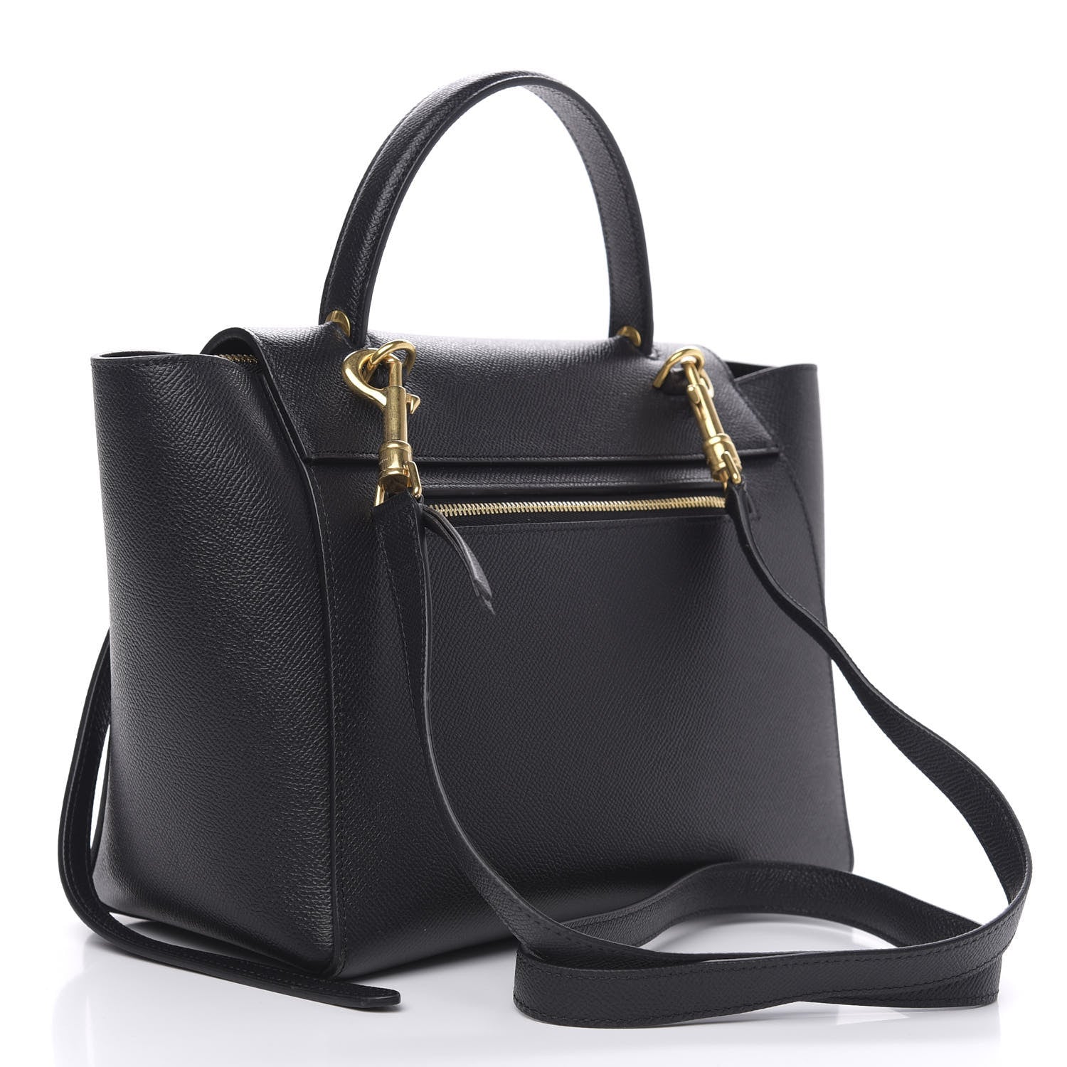 Celine Baby Grained Calfskin Micro Belt Bag Black 3 of 9