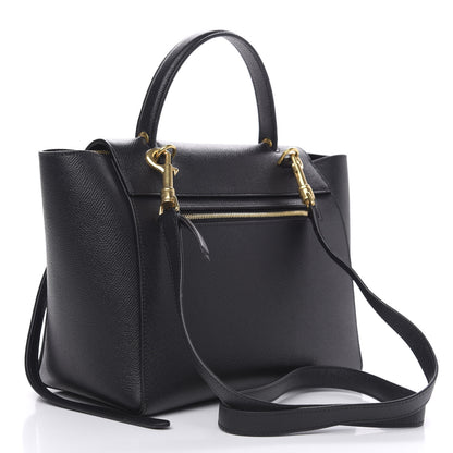 Celine Baby Grained Calfskin Micro Belt Bag Black 3 of 9