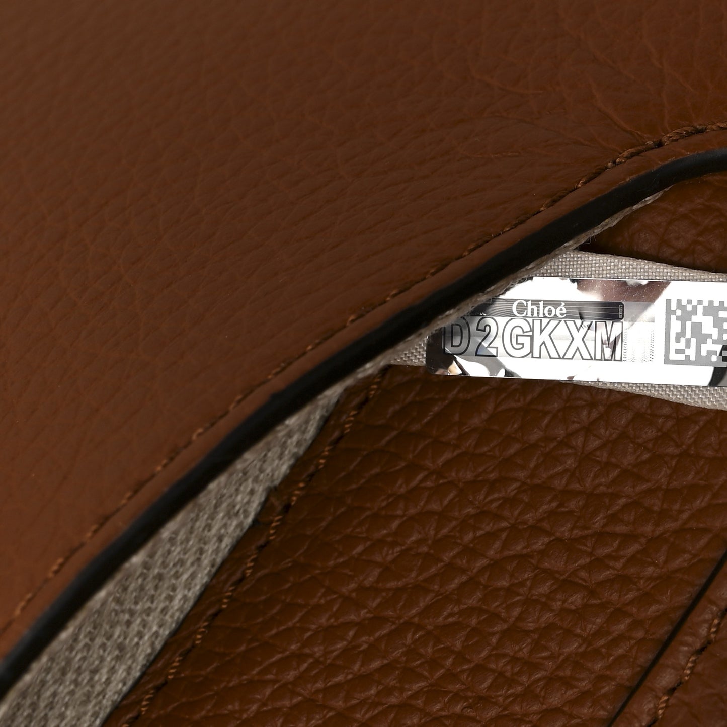 Raffia Small Grain Calfskin Medium Marcie Basket Tan