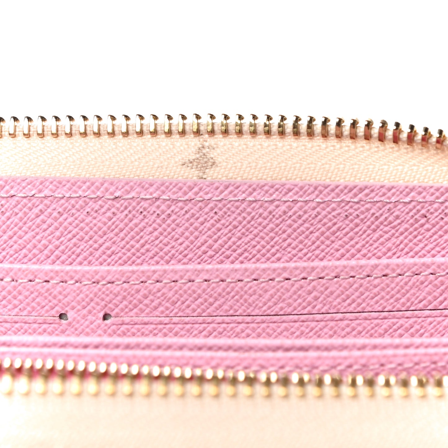Damier Azur 2016 Christmas Animation Zippy Wallet Rose Ballerine