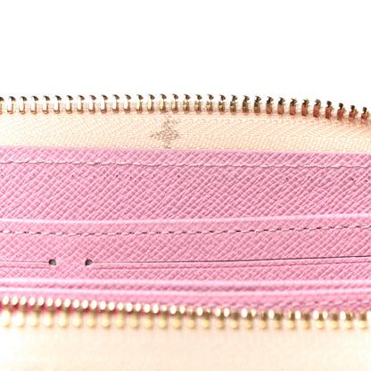 Louis Vuitton Damier Azur 2016 Christmas Animation Zippy Wallet Rose Ballerine 10 of 13