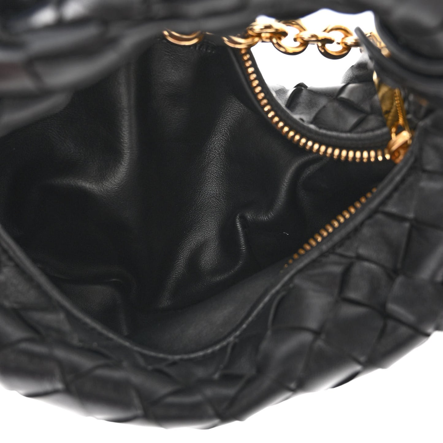Nappa Intrecciato Mini Chain Jodie Black