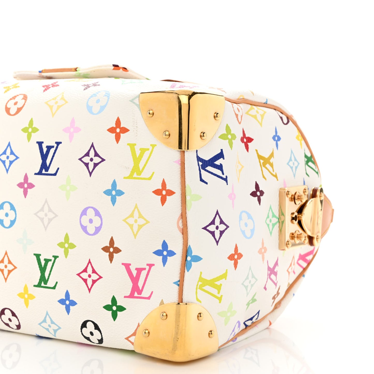 Monogram Multicolor Speedy 30 White