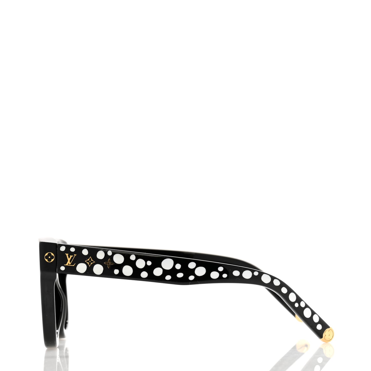 LV X YK Acetate Painted Dots Sunglasses Z1902W Black White