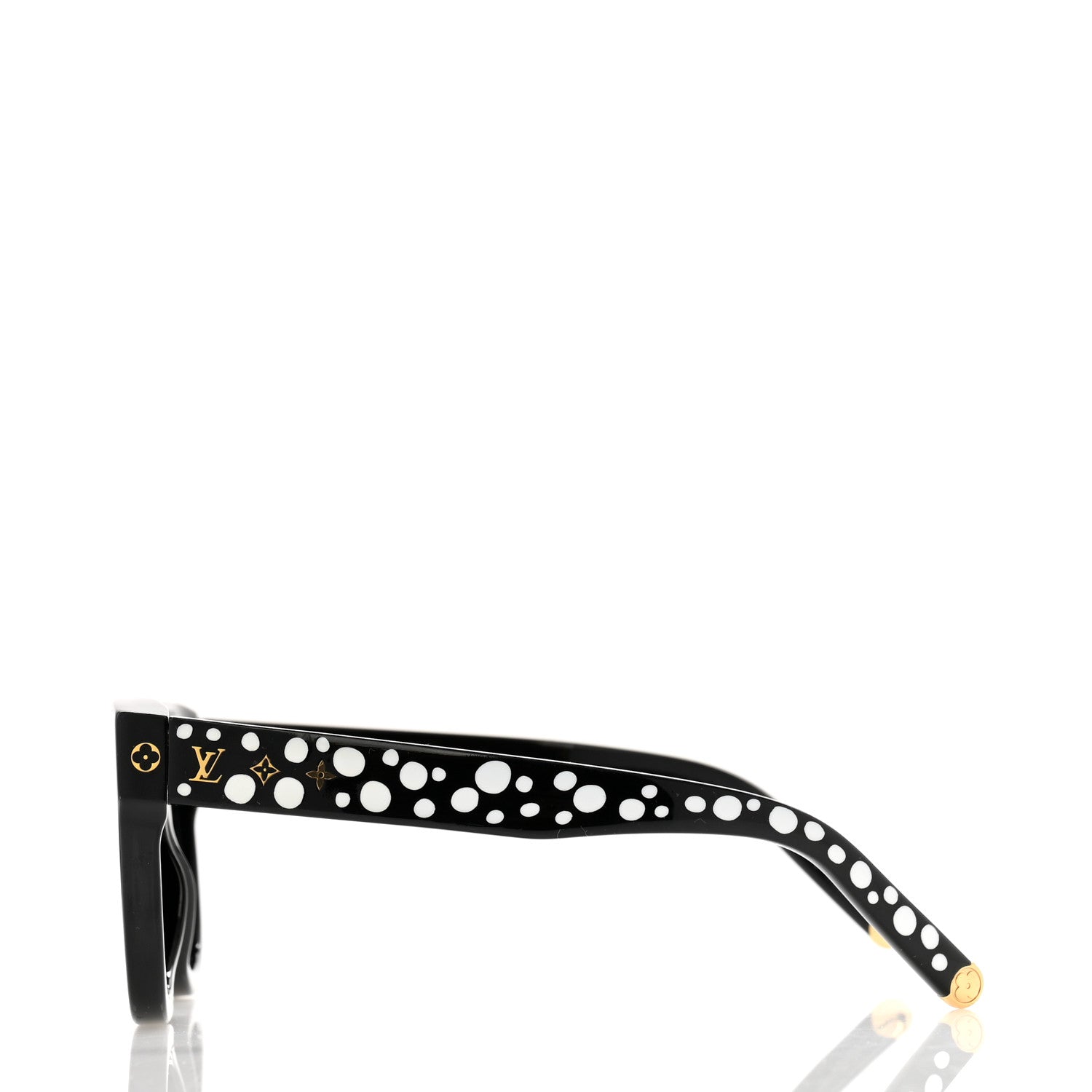 Louis Vuitton LV X YK Acetate Painted Dots Sunglasses Z1902W Black White 3 of 6