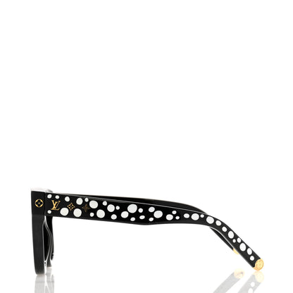 Louis Vuitton LV X YK Acetate Painted Dots Sunglasses Z1902W Black White 3 of 6