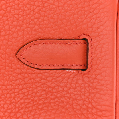 Hermes Taurillon Clemence Birkin 35 Capucine 12 of 12