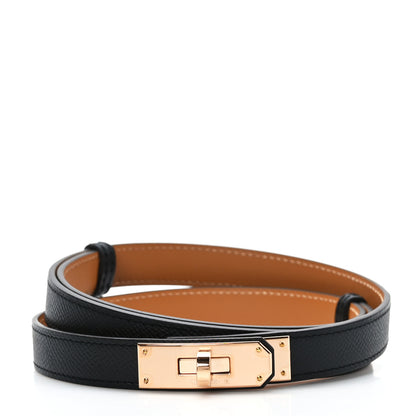 Hermes Epsom Kelly Belt Black 1 of 4
