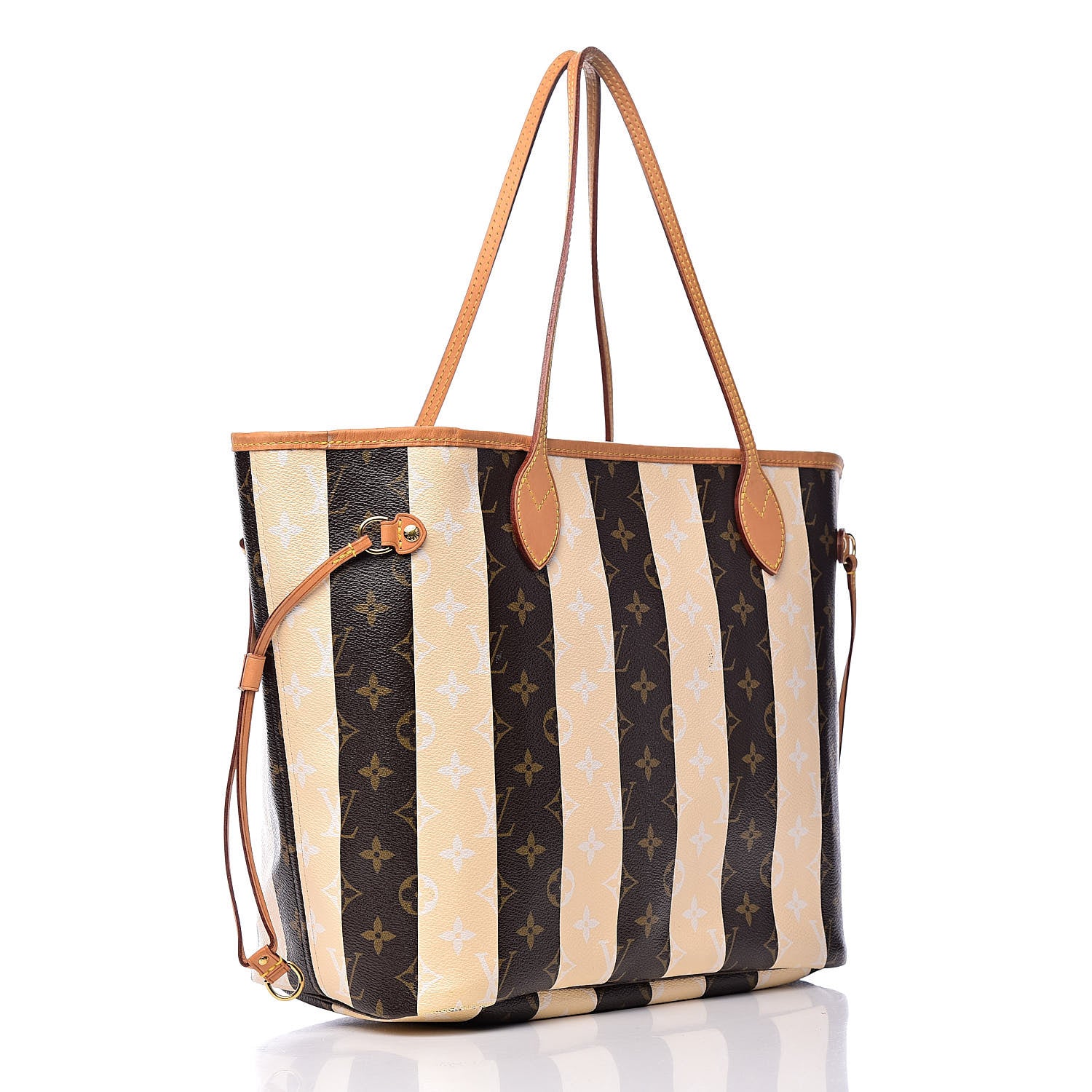 Louis Vuitton Monogram Rayures Neverfull MM 3 of 17