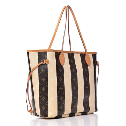 Louis Vuitton Monogram Rayures Neverfull MM 3 of 17