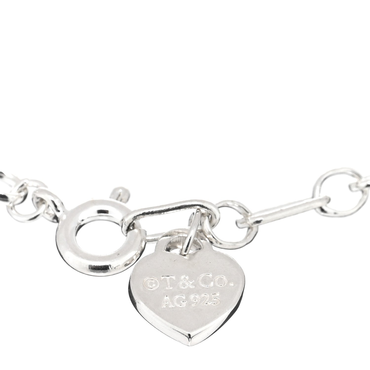 Tiffany Sterling Silver Enamel Love Notes Logo Charm Bracelet Blue 3 of 3