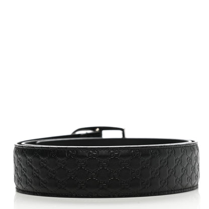 Gucci Rubber Guccissima Belt 95 38 Black 2 of 5