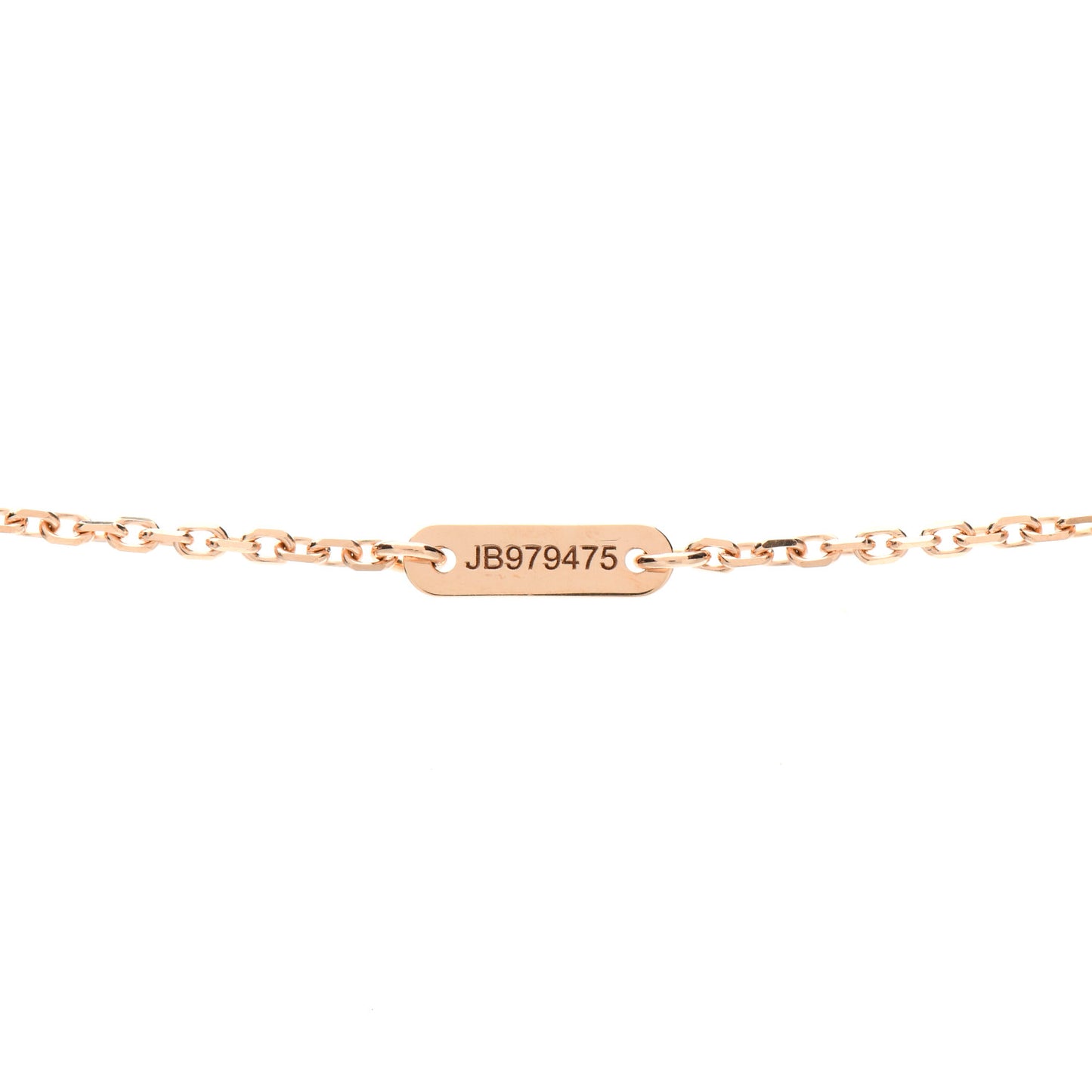 18K Rose Gold Diamond Mini Frivole Pendant Necklace