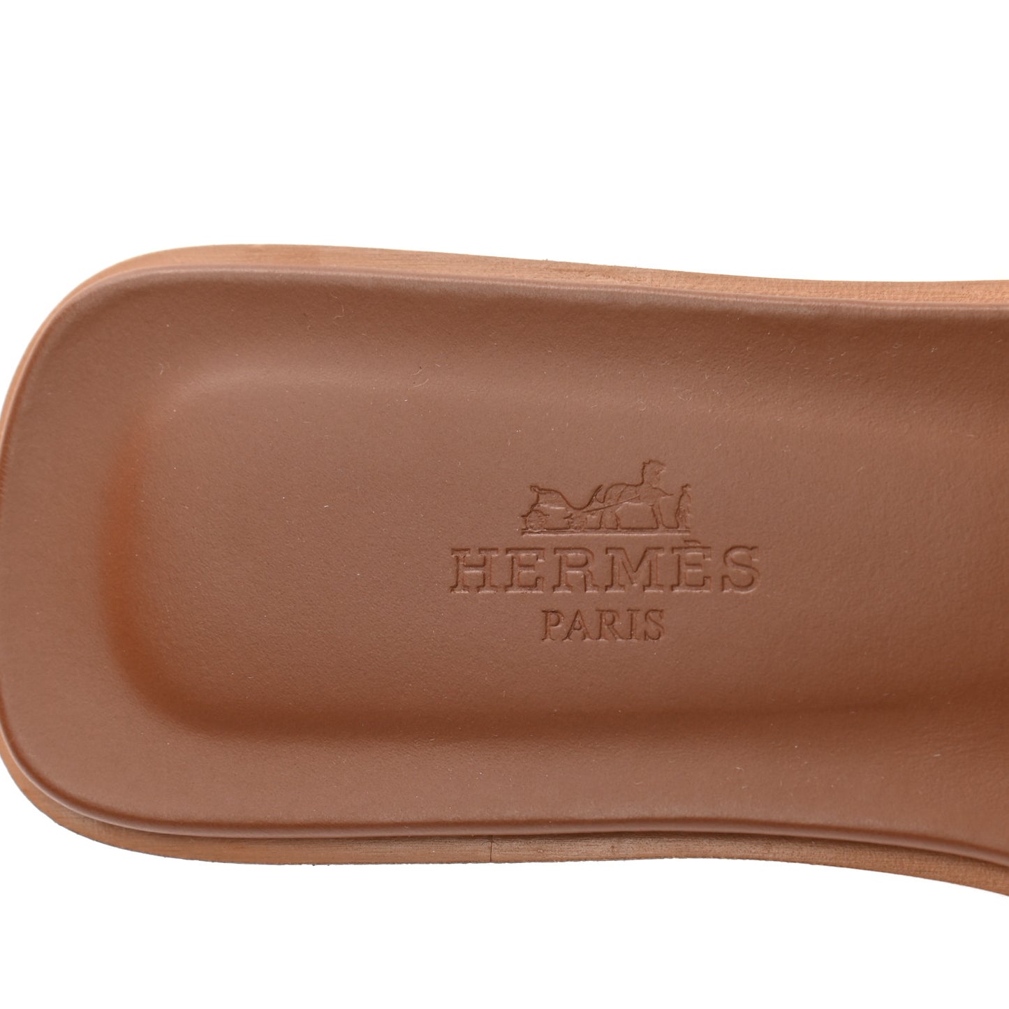 Box Calfskin Oran Sandals 36 Gold