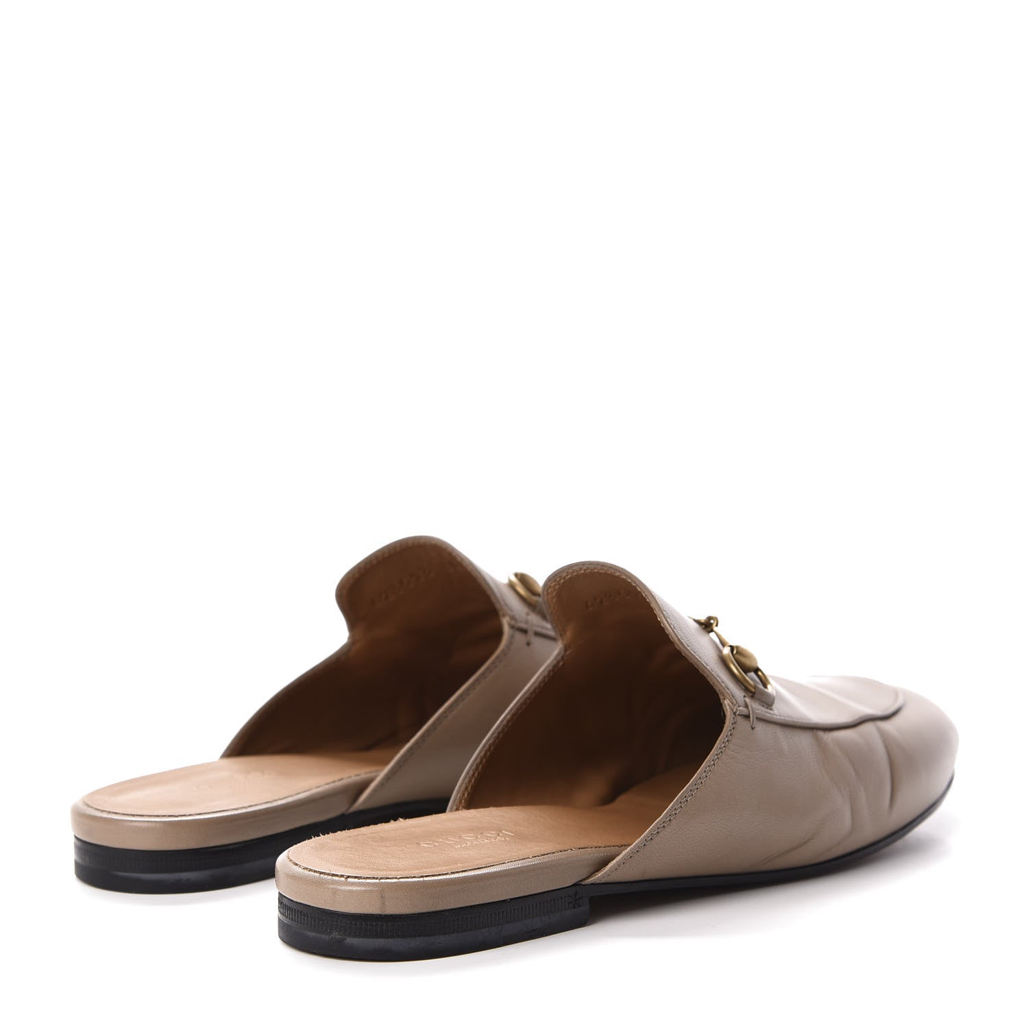 Gucci Malaga Kid Womens Princetown Slippers 38.5 Mud 4 of 10