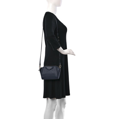 Givenchy Sugar Goatskin Nano Antigona Midnight Blue 2 of 9