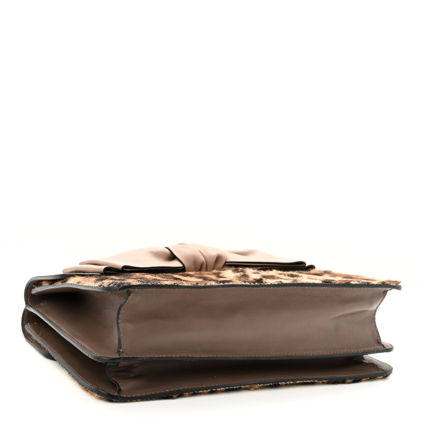 Valentino Garavani Calf Hair Leopard Print Aphrodite Bow Satchel 4 of 12