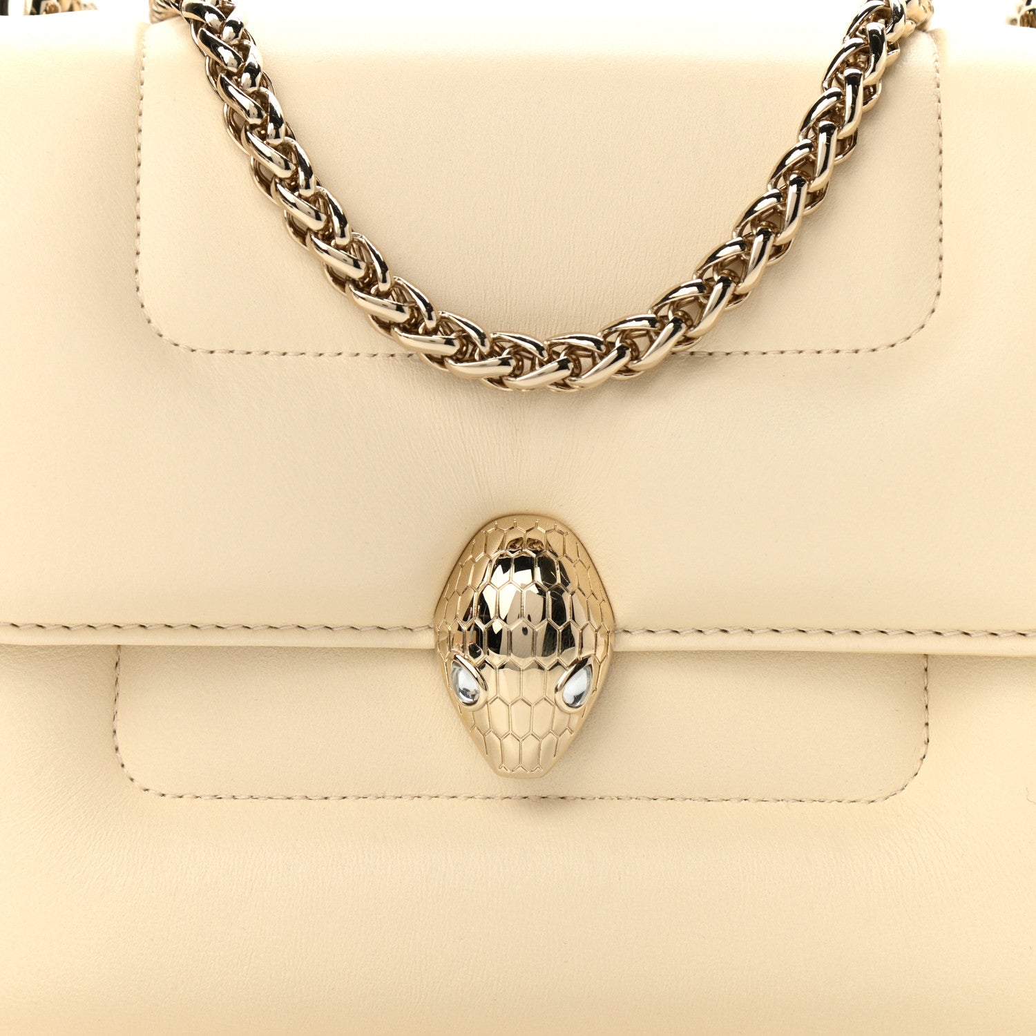 Bulgari x Mary Katrantzou Calfskin Serpenti Bag White 8 of 11