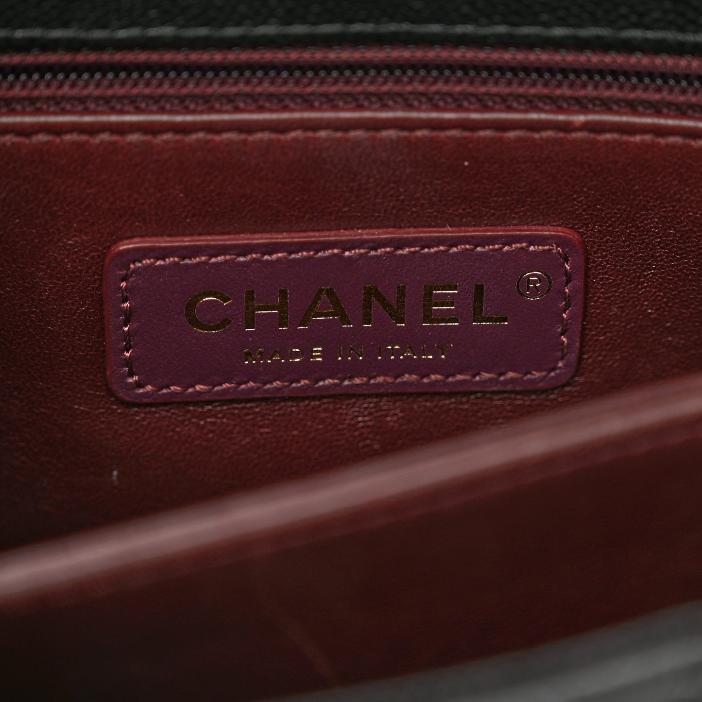 Caviar Quilted Mini Coco Handle Flap Black