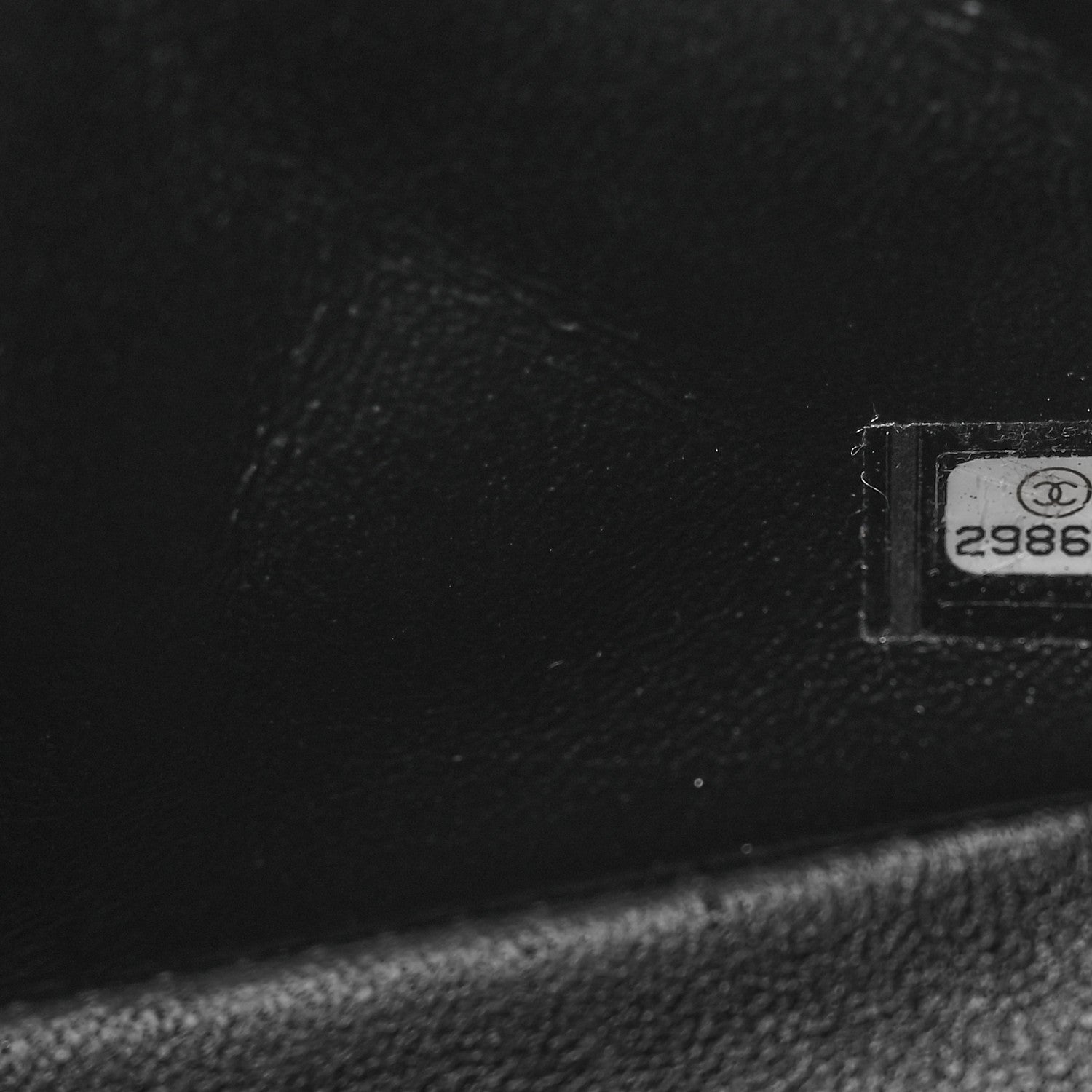 Chanel Lambskin Quilted Mini Square Flap Black 7 of 11