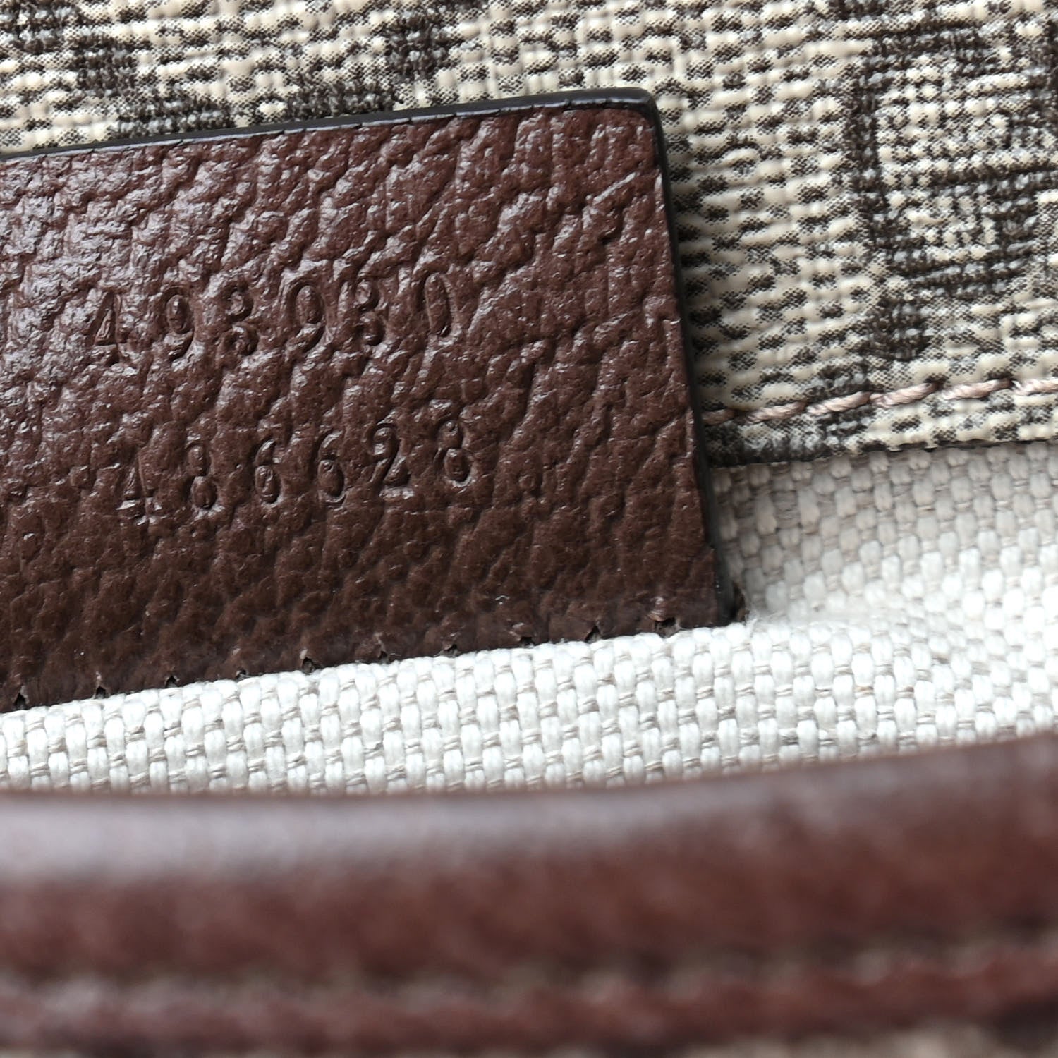 Gucci GG Supreme Monogram Neo Vintage Web Belt Bag Brown 7 of 9