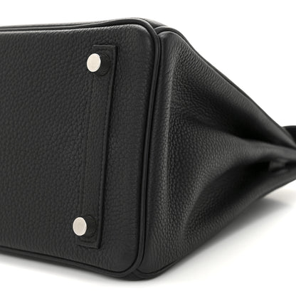 Hermes Togo Birkin 25 Black 10 of 12