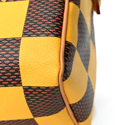Louis Vuitton Damier Pop Speedy Bandouliere 25 Jaune Mat 10 of 11