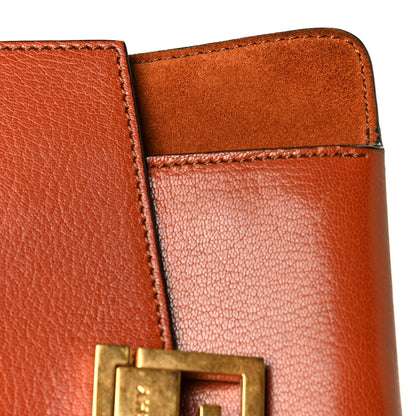 Givenchy Goatskin Suede Small GV3 Shoulder Bag Amber Mastic 6 of 6