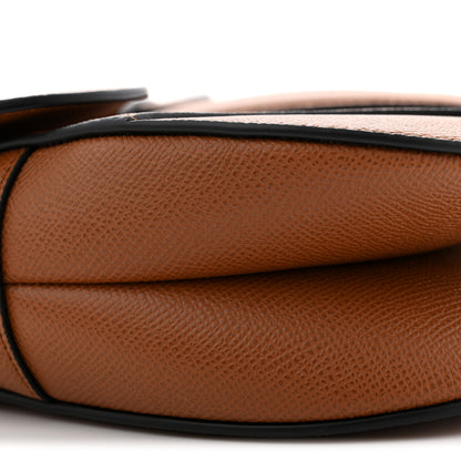 Christian Dior Grained Calfskin Saddle Bag With Strap Camello 9 of 11