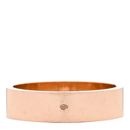 Hermes 18K Rose Gold Diamond PM Kelly Ring 54 6.75 3 of 5