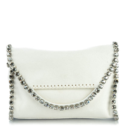Stella McCartney Shaggy Deer Rhinestone Mini Falabella Powder 1 of 9