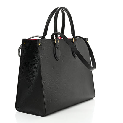 Louis Vuitton Epi Onthego MM Black 3 of 9