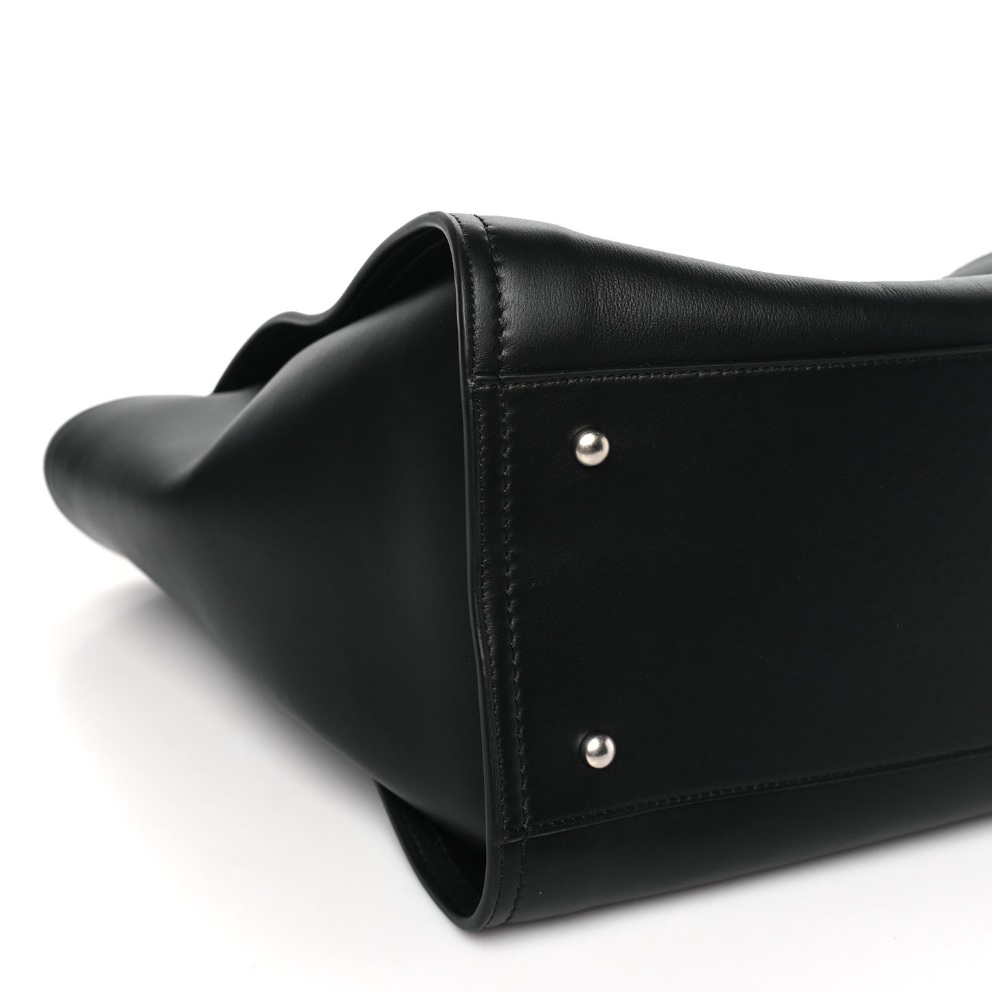 Calfskin Medium Deauville Tote Black