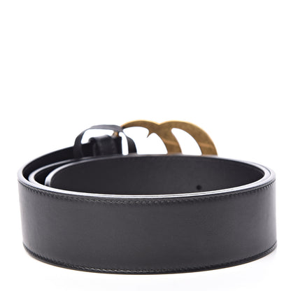 Gucci Calfskin Double G 40mm Belt 80 32 Black 3 of 7