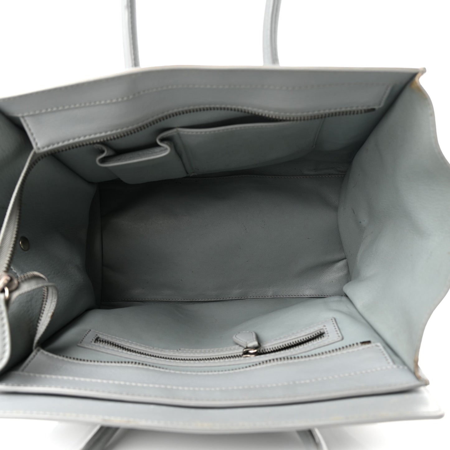 Smooth Calfskin Mini Luggage Sky Blue
