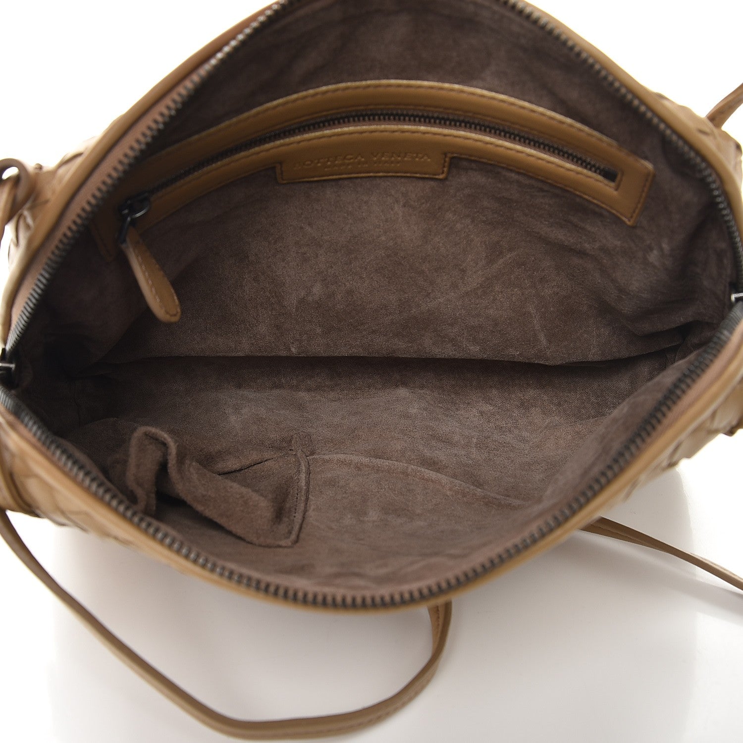 Bottega Veneta Nappa Intrecciato Pillow Crossbody Messenger Camel 6 of 8