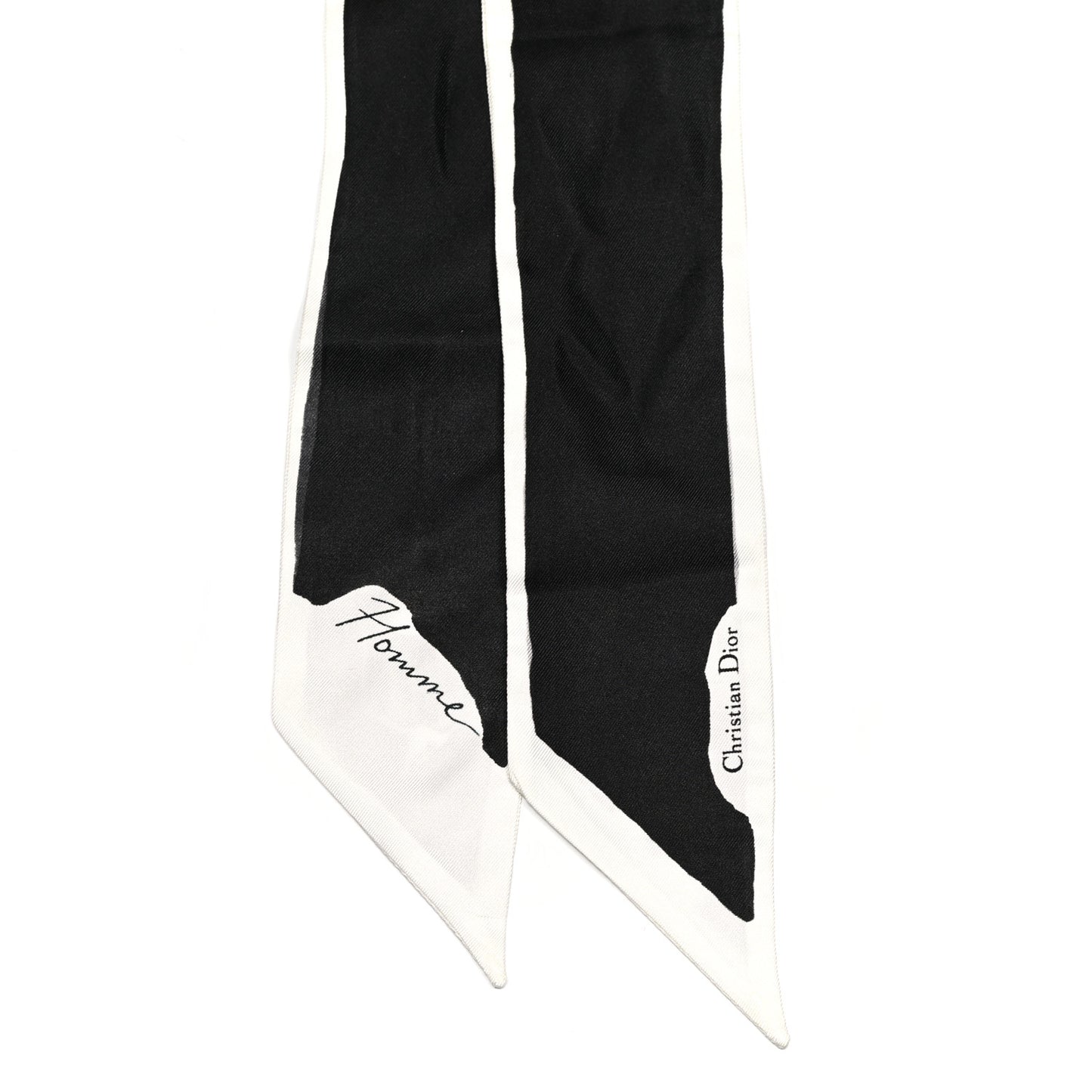 Silk ABCDIOR "H" Mitzah Scarf Black