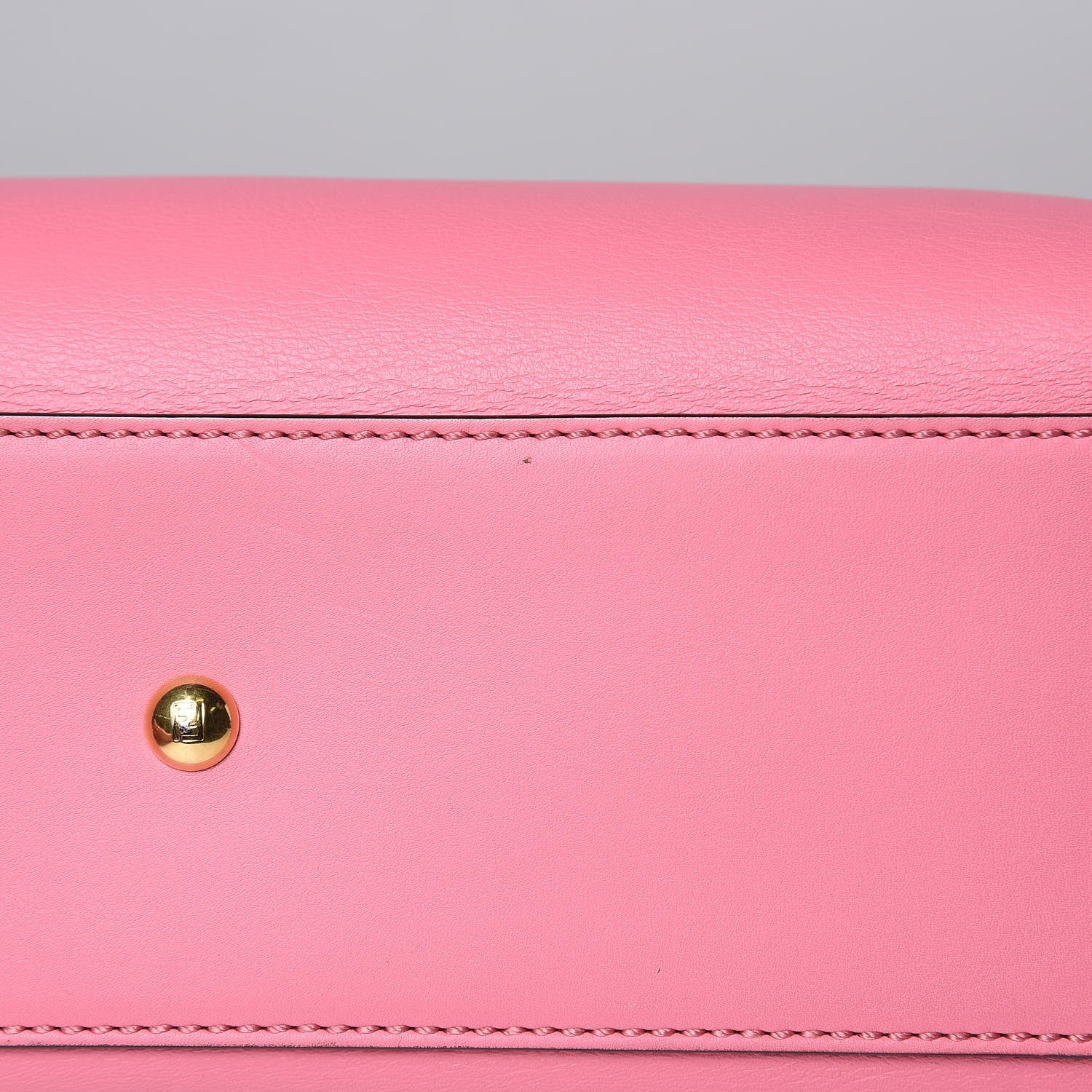 Fendi Vitello Seta Medium Peekaboo Iconic Satchel Pink 12 of 16