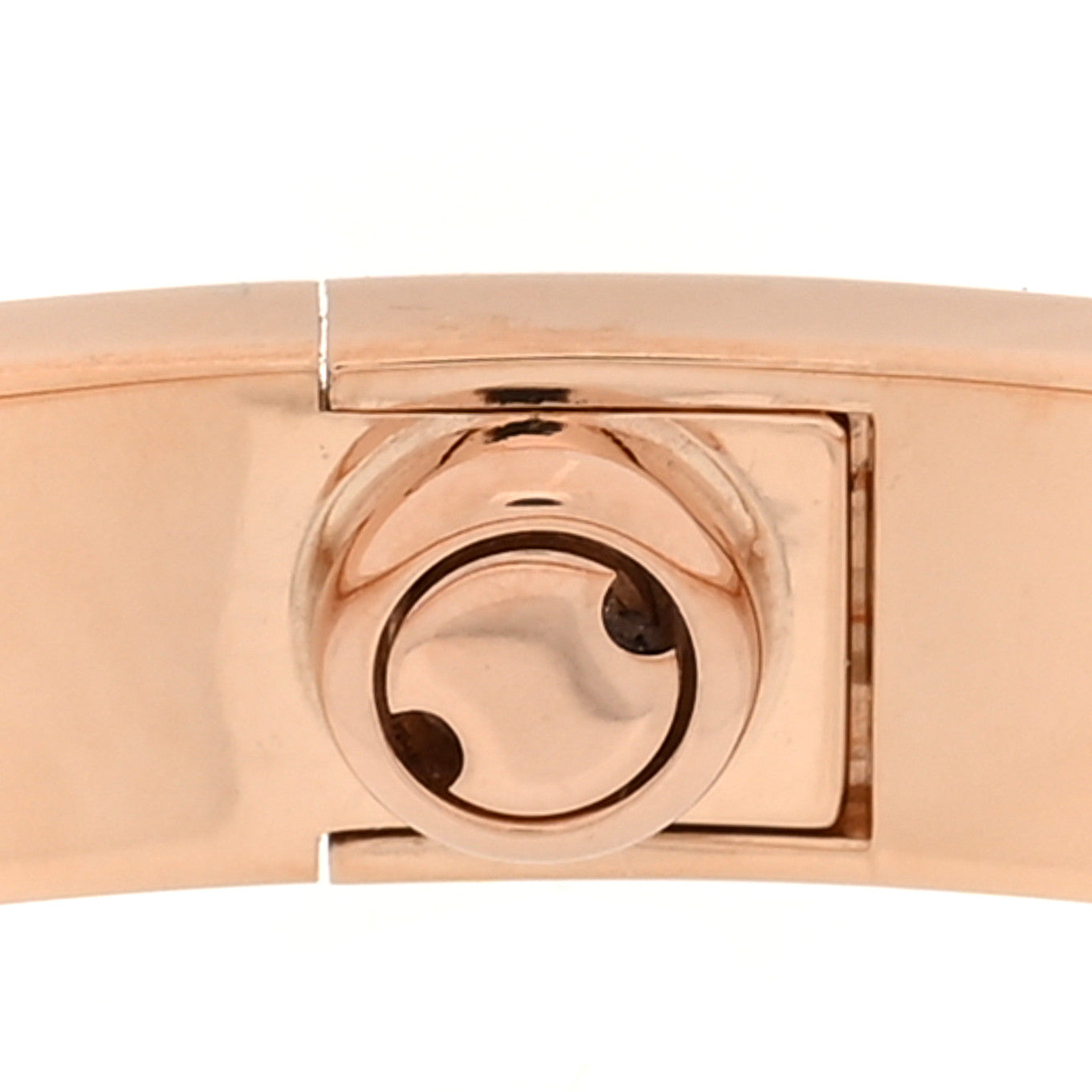 18K Pink Gold 4 Diamond LOVE Bracelet 17