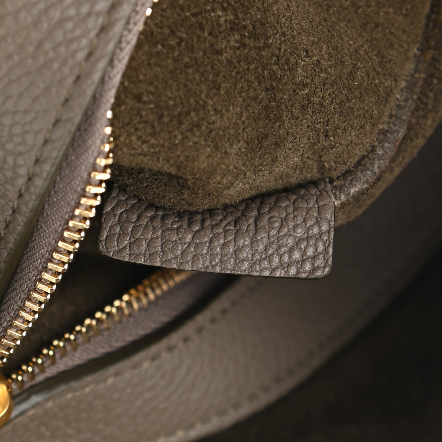Celine Soft Grained Calfskin Small Belt Cabas Phantom Taupe 9 of 13