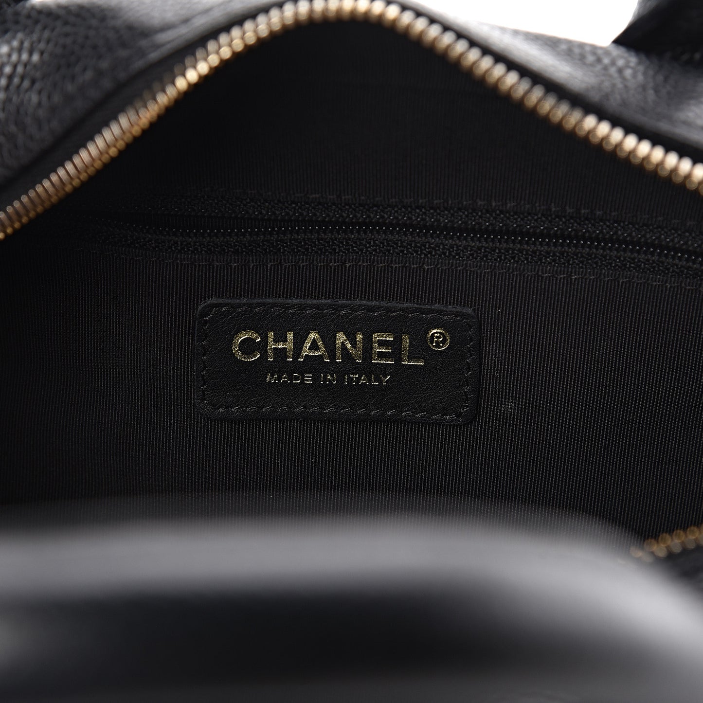 Caviar Quilted Small Bowler Black