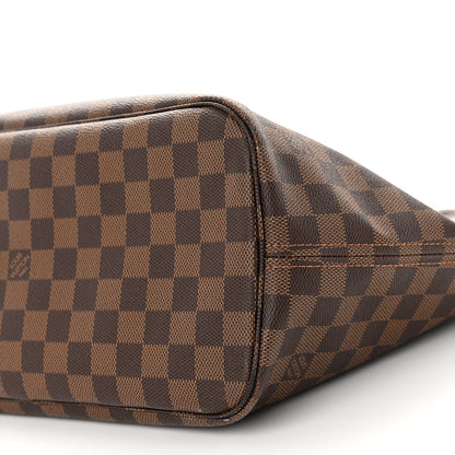 Louis Vuitton Damier Ebene Neo Neverfull MM Rose Ballerine 10 of 11