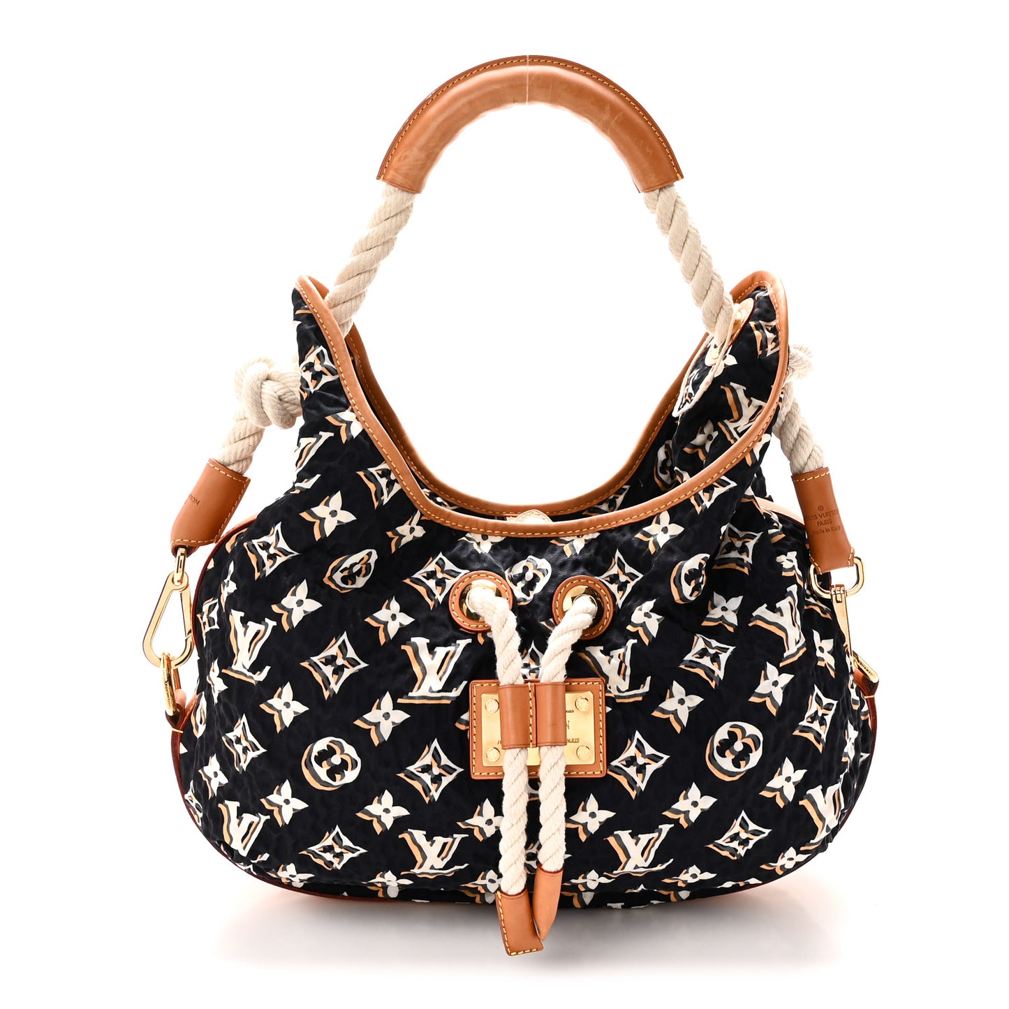 Canvas Monogram Cruise Bulles MM Navy