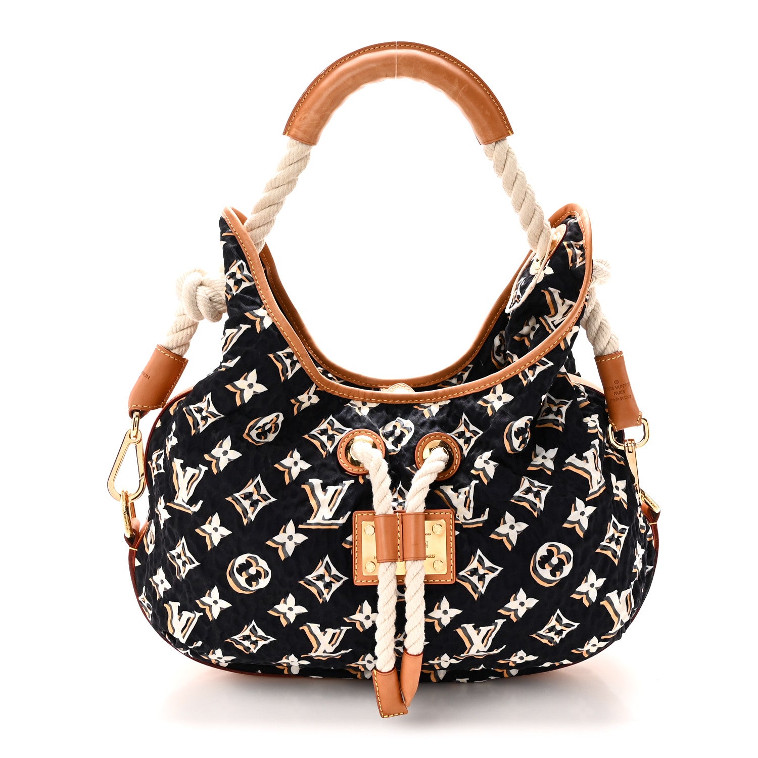 Louis Vuitton Canvas Monogram Cruise Bulles MM Navy 1 of 9