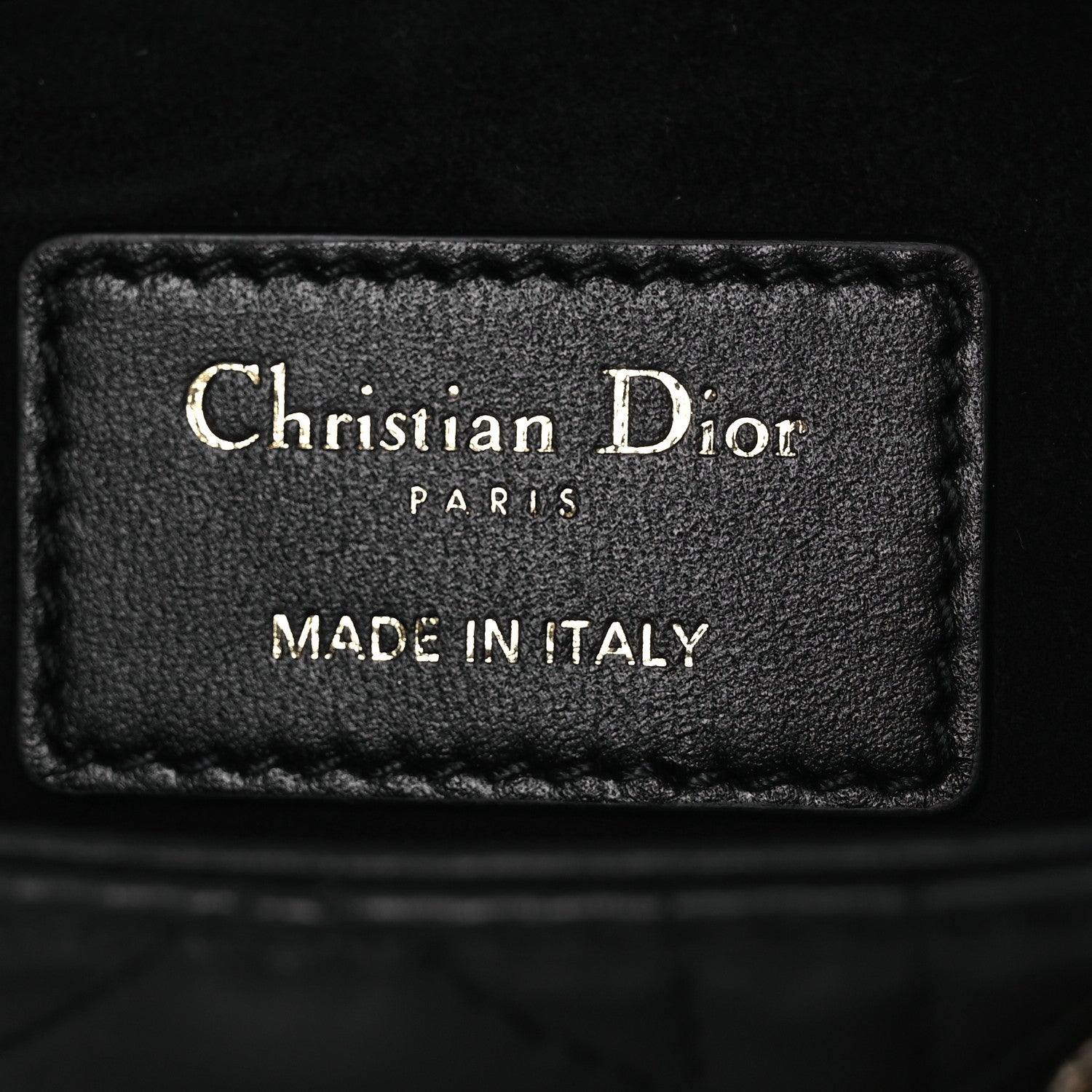 Christian Dior Lambskin Cannage Small Lady D-Joy Black 6 of 13