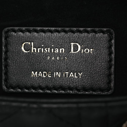 Christian Dior Lambskin Cannage Small Lady D-Joy Black 6 of 13